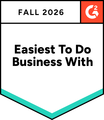 G2 Easiest To Do Business With, Fall 2026