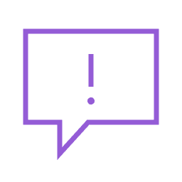 Report speech bubble icon